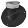 RACCORDO UNIVERSALE INCLINABILE NERONE PER STUFE A LEGNA Ø120-130-140-150-160-180-200