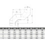 CURVA ISPEZIONABILE NERONE 90° PER STUFE A LEGNA Ø120-130-140-150-160-180-200
