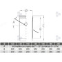 RACCORDO UNIVERSALE INCLINABILE NERONE PER STUFE A LEGNA Ø120-130-140-150-160-180-200