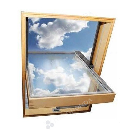 Finestra Da Tetto A Vasistas In Alluminio BEST VASISTAS - Emica - Foto 4