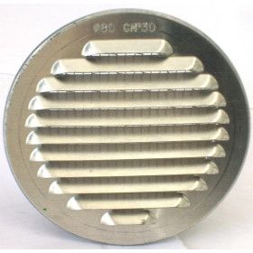 BORCHIA DA INCASSO ALLUMINIO X VENTILAZIONE CON RETE MAGGINI SRL-BORCHIA IN ALLUMINIO PER VENTILAZIONE CON RETEØ80-100-120-140-1