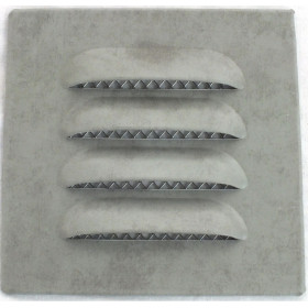 GRIGLIA ALL. X VENTILAZIONE 100X100 CON RETE