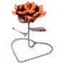 ROSA ARTIGIANALE IN RAME E INOX