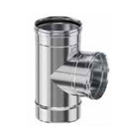 RACCORDO A TI IN ACCIAIO INOX AISI 316L PER MODULO MONOPARETE