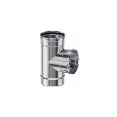 RACCORDO A TI IN ACCIAIO INOX AISI 316L PER MODULO MONOPARETE