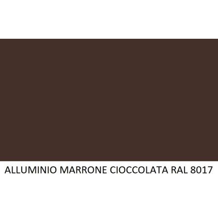 NASTRO ALLUMINIO PREV. RAL 8017 1F+PEL. SP.10/10 -NASTRO IN ALLUMINIO PREVERNICIATO RAL 8017 1 FACCIA PIU PELABILE SPESSORE 1,0m