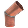 GOMITO RAME A 45° SPIGOLO VIVO Ø60