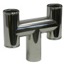 CAMINO AD ’’H’’ IN ACCIAIO INOX AISI 316 PER CANNA FUMARIA Ø80-100-120-130-140-150-160-180-200-220-250-300 mm