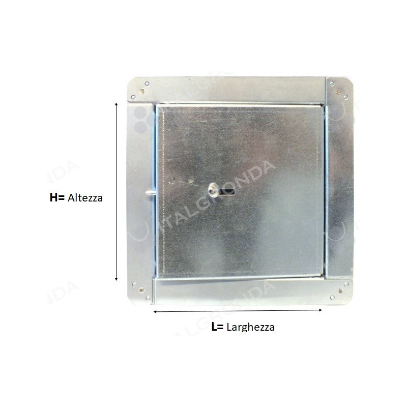 Metallo Bianco Accesso Pannello 600mm X Con Serratura / Tasti Ispezioni - Foto 11