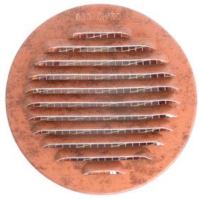 BORCHIA DA INCASSO ALLUMINIO COPPER X VENTILAZIONE CON RETE MAGGINI SRL-BORCHIA ALLUMINIO "COPPER LINE" PER VENTILAZIONE CON RET