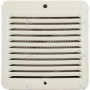 BORCHIA DA APPOGGIO ALLUMINIO BIANCO 9010 X VENTILAZIONE CON RETE 150X150