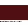 CAPPELLOTTO ALLUMINIO ROSSO SIENA Ø35MM