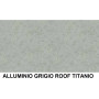 CAPPELLOTTO ALLUMINIO GRIGIO ROOF Ø35MM