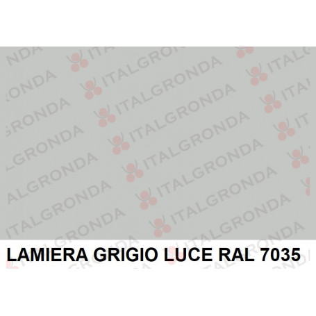 NASTRO LAMIERA GRIGIO LUCE RAL 7035 2F+PEL.  SP.6/10