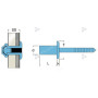 RIVETTI INOX 304 STAGNI Ø4,0X16,0 chiodo inox