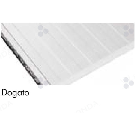 PANNELLO PARETE COIBENTATO IN POLIURETANO BIANCO/GRIGIO (L.1000 mm) DOGATO