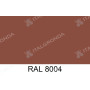 NASTRO ALLUMINIO ROSSO COPPO RAL 8004 2F+PEL. SP.10/10