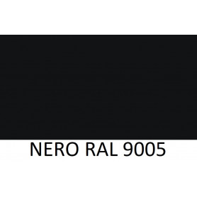 NASTRO ALLUMINIO NERO OPACO RAL 9005 + PEL. SP.12/10