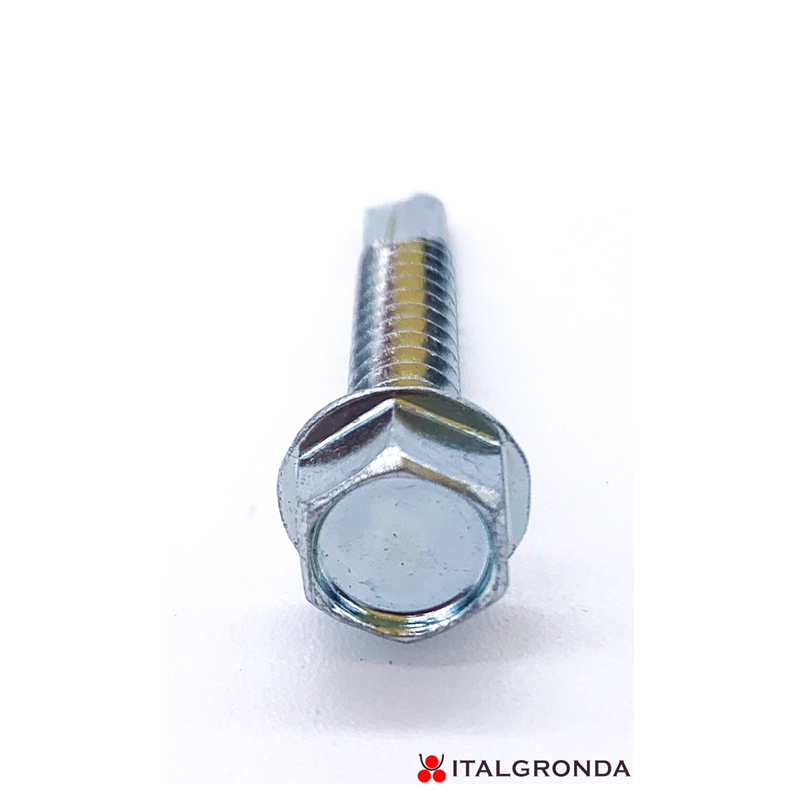 Viti Autoperforanti Testa Esagonale Con Rondella #10 X 1 Pollice - MonsterBolts Zincate (Confezione Da 10)