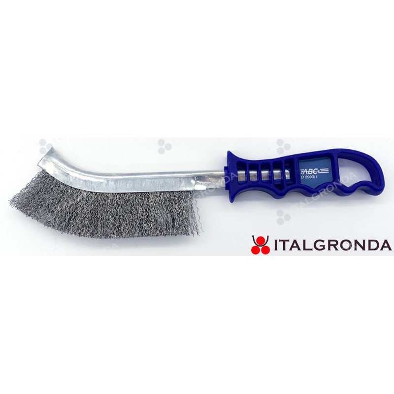 Spazzola In Metallo Con Filo Di Ottone - Per Rimuovere Ruggine E Scorie Di Saldatura
