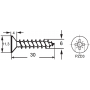 QUOTE VITE TRUCIOLARE Ø6X30 BRONZATA