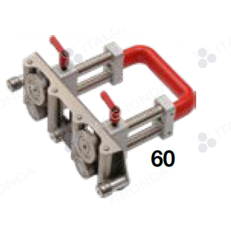 Piegatrice Manuale Per Lamiere - 3 Rulli Blu, Per Rame, Alluminio, Acciaio - Foto 4