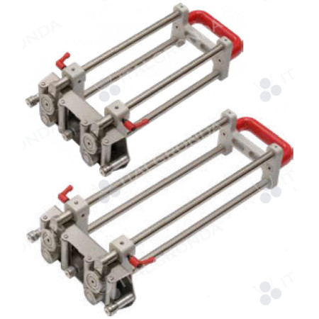 DEMO BENDRUL ATTREZZO MANUALE PER PIEGATURA DA 5mm A 350mm (4 Rulli) RIALZATO