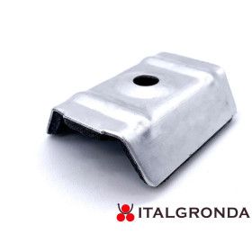 CAPPELLOTTI C/GUARNIZ. ALLUMINIO X GRECATI L.23 BALMONT-CAPPELLOTTI ALLUMINIO Naturale Con Guarnizione. Per lastre GRECATE L.23 