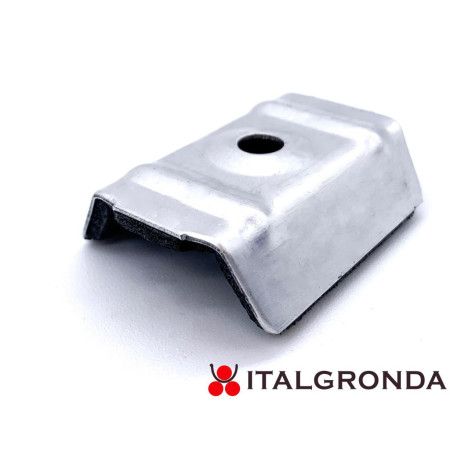 CAPPELLOTTI C/GUARNIZ. ALLUMINIO X GRECATI L.23 BALMONT-CAPPELLOTTI ALLUMINIO Naturale Con Guarnizione. Per lastre GRECATE L.23 