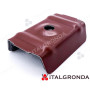 CAPPELLOTTI ALLUMINIO Color Rosso Siena Ral 3009 Con Guarnizione. X lastre GRECATE L.23