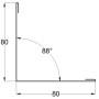 ANGOLI ESTERNI 80X80mm in Lamiera Preverniciata per pannelli parete coibentati.