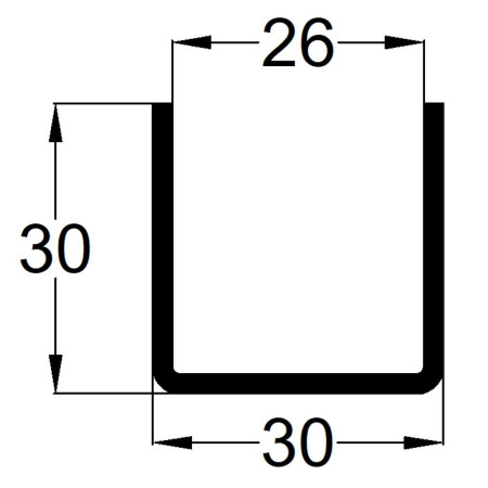 Profili A L In Alluminio Anodizzato Con Lati Disuguali Mm. 15x10x1,5 - Foto 8