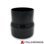 RIDUZIONE DEFLUSSATA NERONE PER STUFA A LEGNA DI DIAMETRO INIZIALE Ø140 DIAMETRO FINALE Ø120-130 mm
