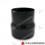 RIDUZIONE DEFLUSSATA NERONE PER STUFA A LEGNA DI DIAMETRO INIZIALE Ø180 DIAMETRO FINALE Ø150-160 mm