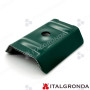 CAPPELLOTTI ALLUMINIO Color verde Muschio RAL 6005 con Guarnizione. X lastre GRECATE L.23