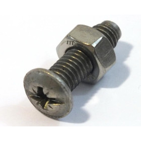 VITE + DADO INOX A2 M6X20