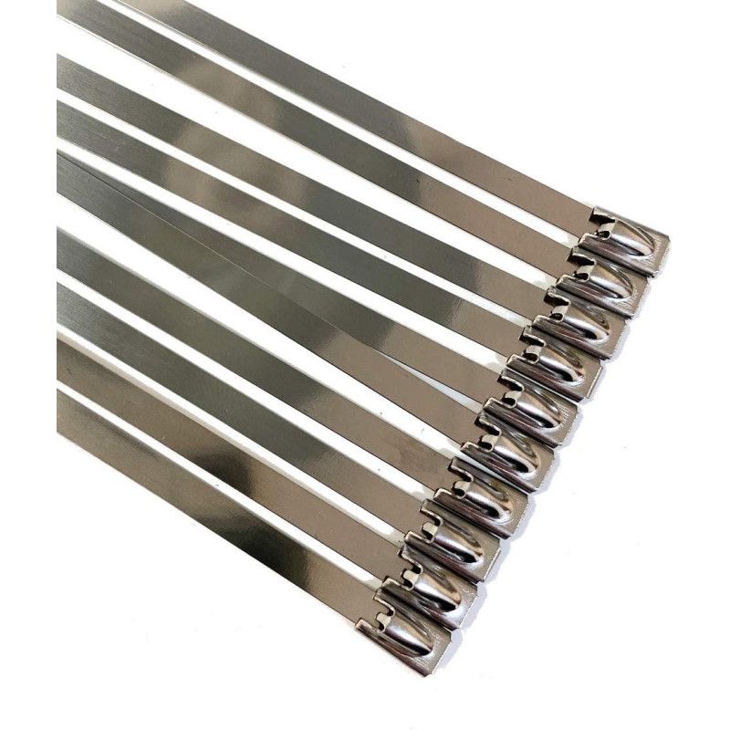 Assortimento Fascette Stringitubo 4 pz Inox - Kit Serraggio Professionale