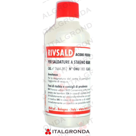 RIVSALD  ACIDO X SALDATURA RAME - INOX  ML. 500