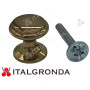 POMELLO OTTONE A BOTTONE Ø 17mm