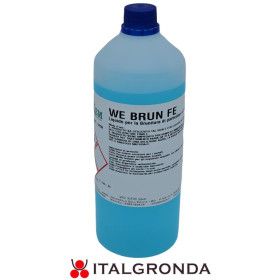 BRUNITORE RAME, OTTONE, BRONZO in flacone da 1,0 Kg WE KEM-Il brunitore per rame, ottone e bronzo permette di ottenere una patin