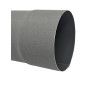 TUBO in alluminio Vestis Color RAL 7037 3D Ø 100 mm Color Grigio polvere RAL 7037 Effetto 3D