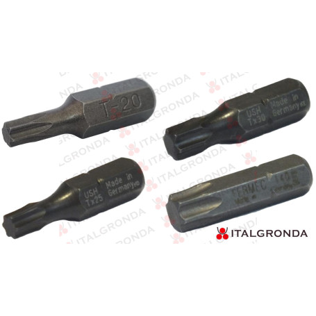 INSERTORE TORX® T20-25-30-40/25 MM