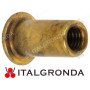 INSERTO FILETTATO OTTONE OTC Ø5-6-8mm
