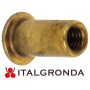 INSERTO FILETTATO OTTONE OTC Ø5-6-8mm