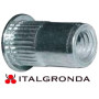 INSERTO FILETTATO Ø8-10-12mm ACCIAIO ANODIZZ. FTT/C