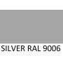 Tabella Colore Tubo silver Lamiera color ral 9006 nei diametri 80 e 100 mm