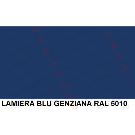 NASTRO LAMIERA PREV. AZZURRO RAL 5010 2F+PEL. SP.6/10