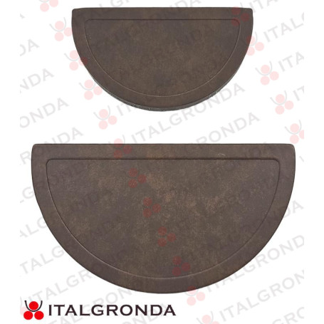 TESTATA IN ALLUMINIO PREV. COLOR CORTEN PER GRONDA SEMITONDA