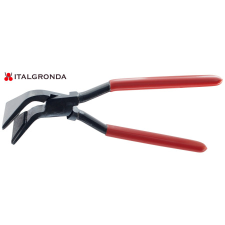 Pinza piegabordo inclinata 45° vulcanizzata L.60mm STUBAI Mod. 282151VU