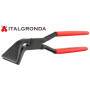 Pinza piegabordo inclinata 45° vulcanizzata L.60mm STUBAI Mod. 282151VU